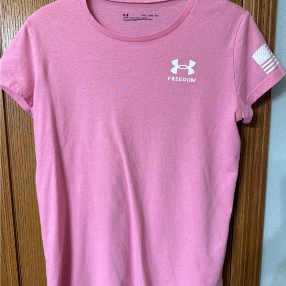 Under Armour Other - Under Armour Pink Freedom Tee